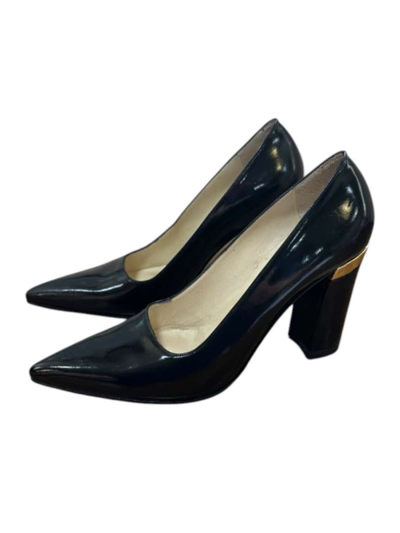 Zapatos de vestir en charol negro Oggi - Imagen 5