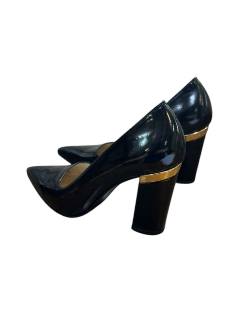 Zapatos de vestir en charol negro Oggi - Imagen 6