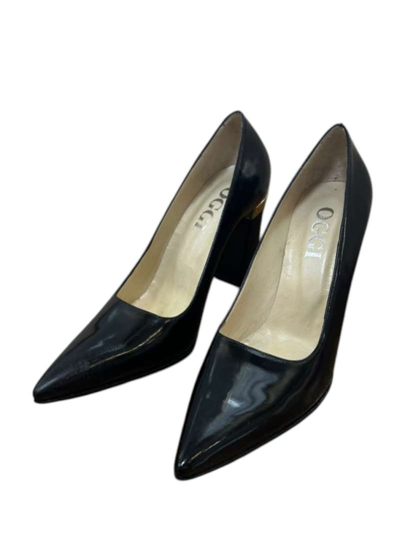 Zapatos de vestir en charol negro Oggi - Imagen 7