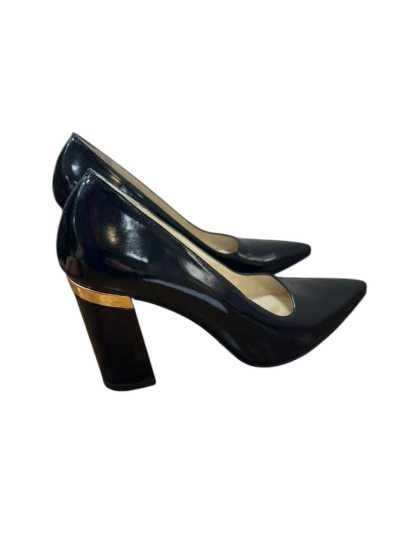 Zapatos de vestir en charol negro Oggi - Imagen 8