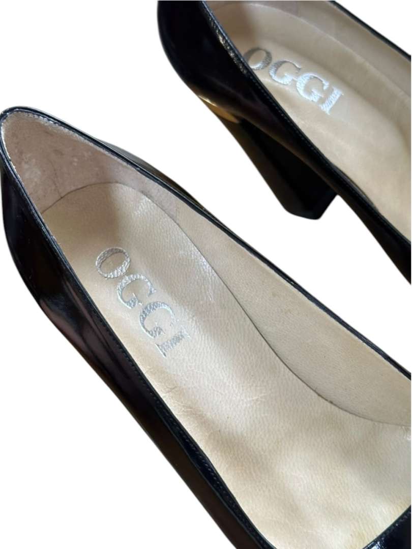 Zapatos de vestir en charol negro Oggi - Imagen 14