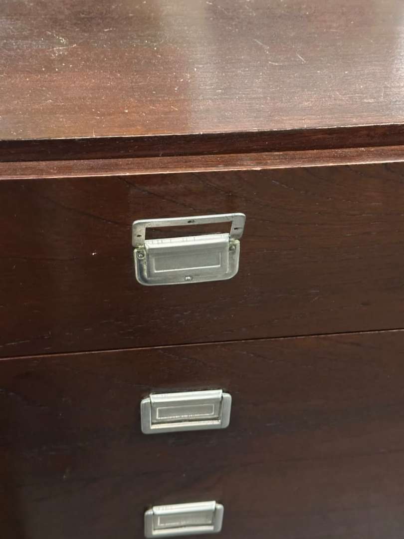 Mueble cajonera de madera en tono caoba 6 cajones - Imagen 5