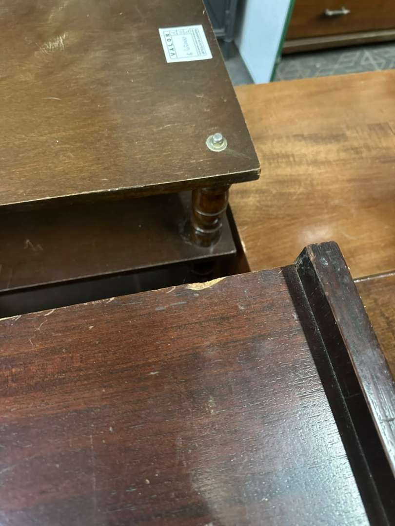 Mueble cajonera de madera en tono caoba 6 cajones - Imagen 8